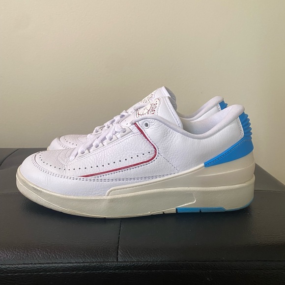 Womens Air Jordan 2 Retro Low Size 9 White - Picture 1 of 5